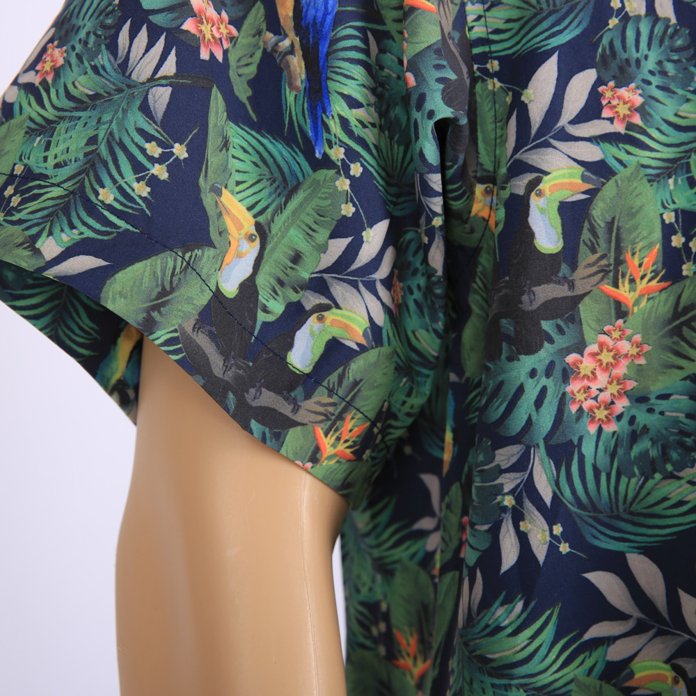 Resort Hawaii Print Men Summer Shirt Wholesale All Over Beach Custom Shirts Leisure Floral Beautiful Shirts