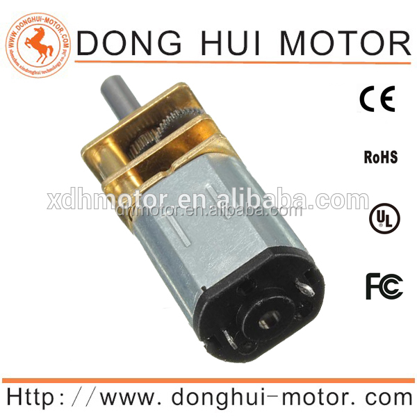 OEM Cheap Price China Supplier N20 DC Micro Gear Motor 6v 12v Battery Operated 12mm Metal Micro Geared Motor for Smart Lock