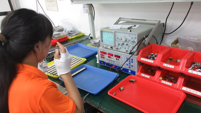 Comprehensive DC motor electrical and mechanical testing station at Jershtech