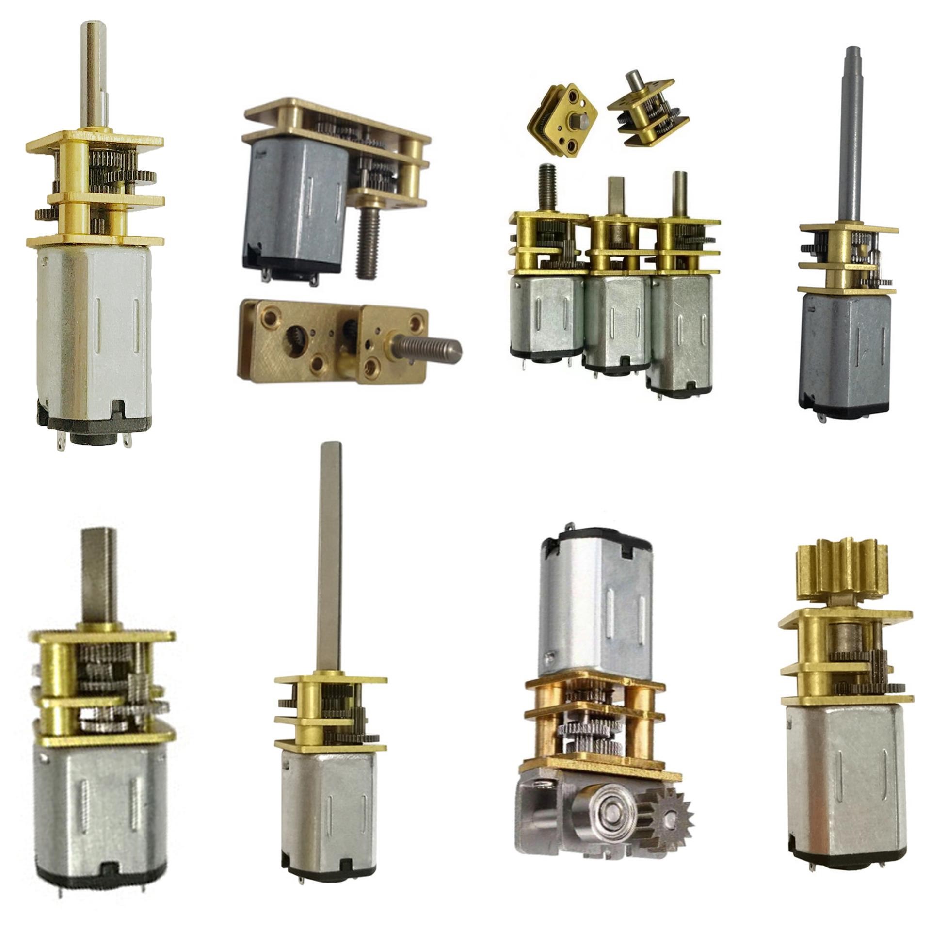 Micro 12mm Permanent Magnet DC Gear Motor for Electric Bike Home Appliance & Fan-3V-12V 120RPM N20 with Reduction Gearbox