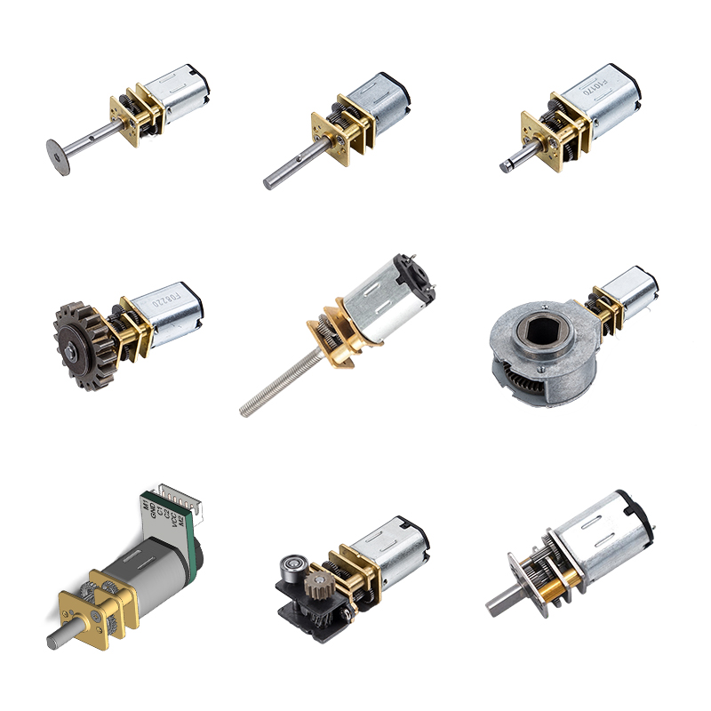 Factory Overstock 12V Mini DC Gear Motor with Brush Commutation Low Speed Mute for Electric Bicycle & Fan Use