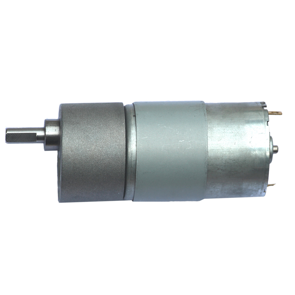 Customized 37mm High Torque Low RPM 12v 24v DC Gear Motor Pet Feeder 60rpm 100rpm Brush Fans Pumps Medical Devices