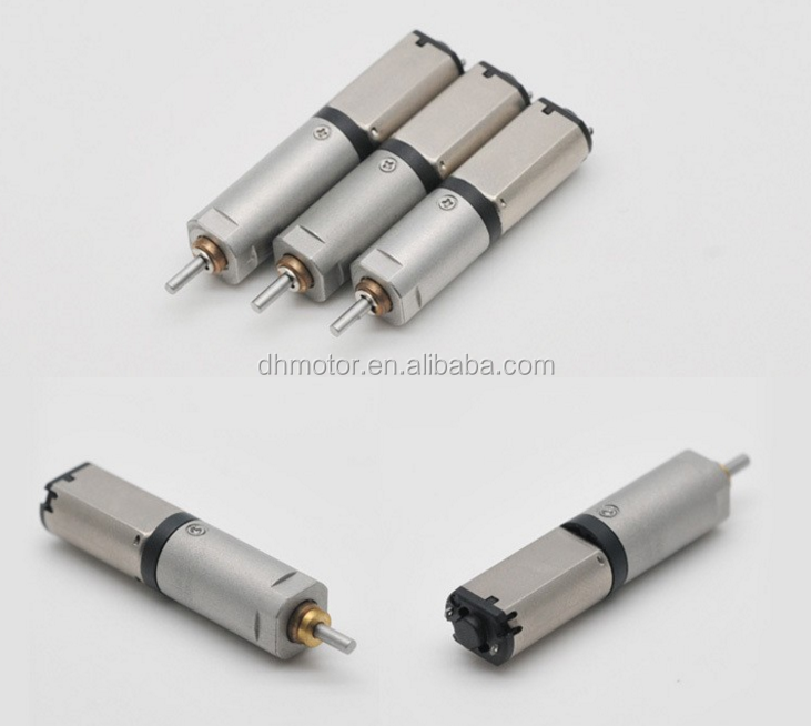 OEM Cheap Price Diameter 10mm Hot Sell  3.7v 65RPM Small Electric Dc Micro Gear Motors for Smart Fingerprint Lock DP10-M10