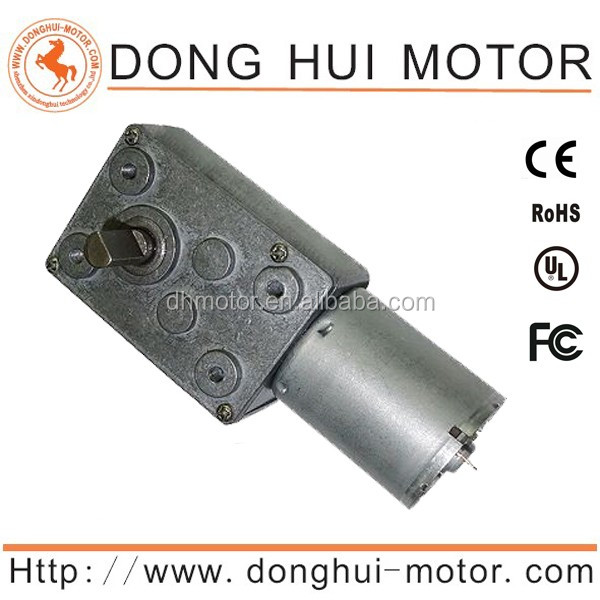 Best Sell OEM Low Speed 15rpm Diameter 12mm 12/24v 30w Dc Micro Wiper Motor Worm Gear Box