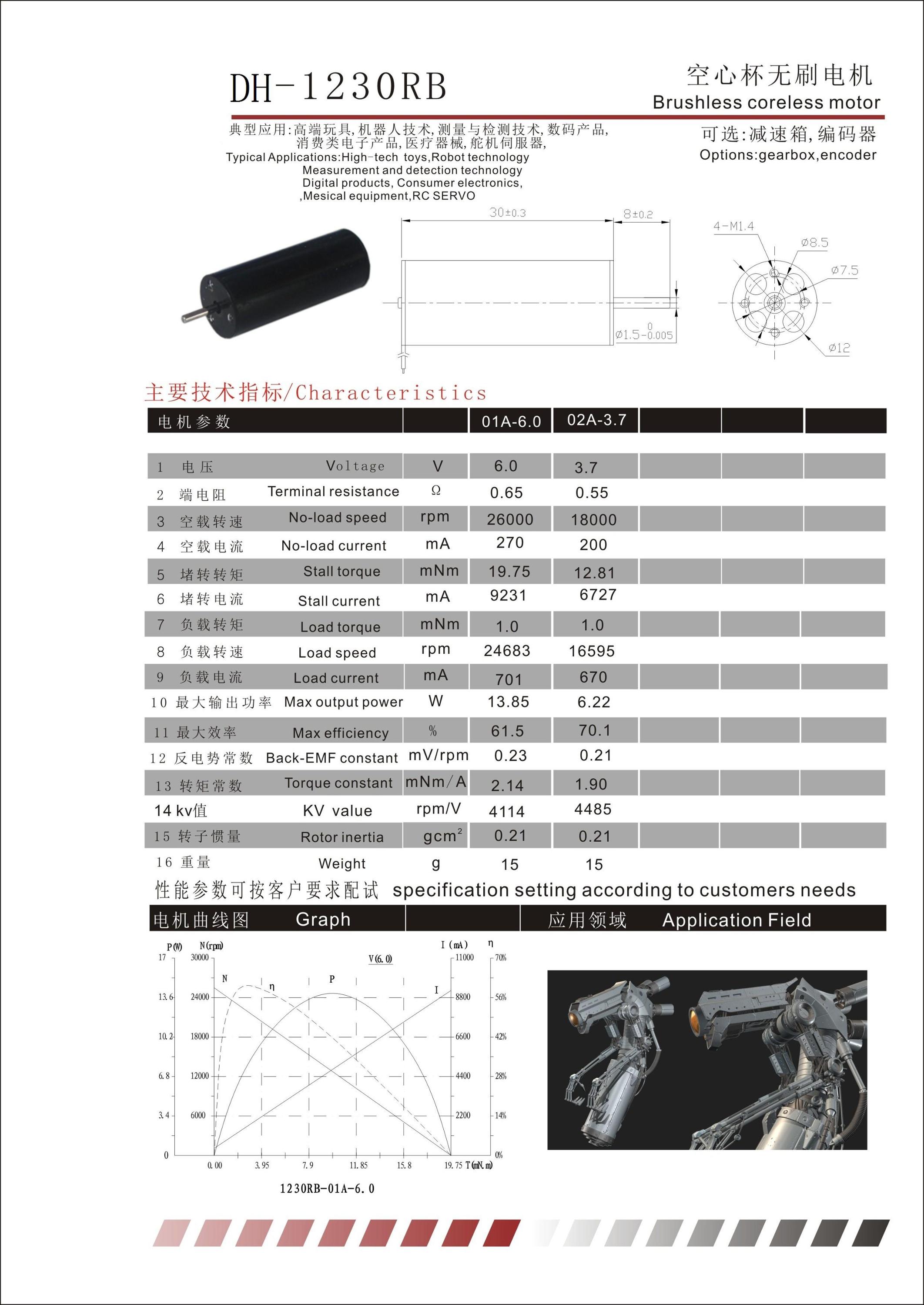 Micro Coreless Motor Detail 2