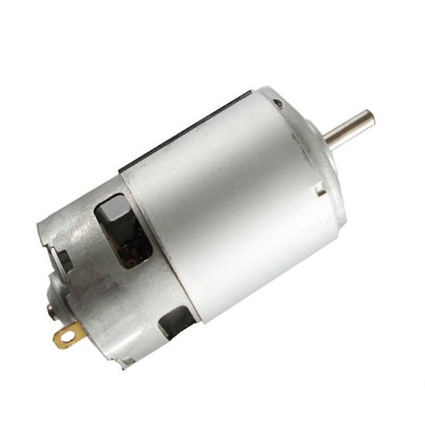 High Torque 12V/24V RS-775 Permanent Magnet DC Motor 16000RPM Electric Fan Gear Motor for Boats Bicycles 42mm Diameter 5mm Shaft