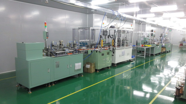 Fully automatic motor production equipment line at Jershtech Shenzhen factory