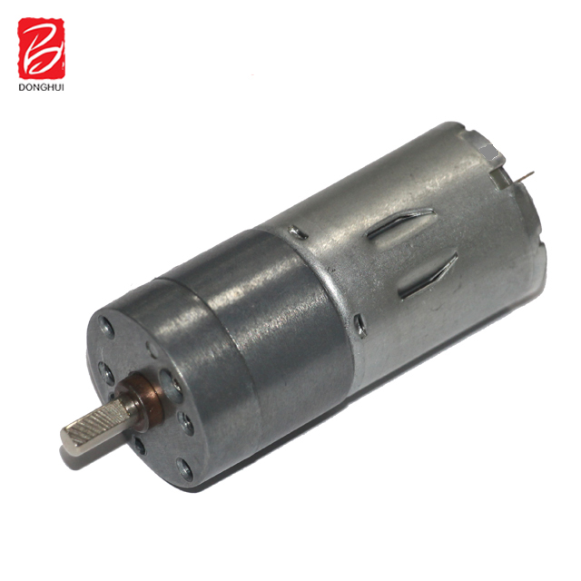 25mm 6V 12V Brush Permanent Magnet 4mm Shaft Low Speed Geared DC Motor 20rpm Micro GA25-370 for Smart Home & Fan