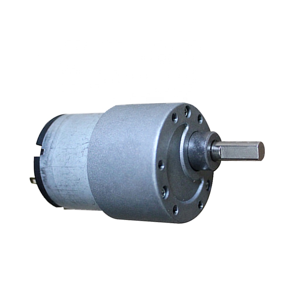 37mm Gear Motor 500 520 540 550 555 Gear Motor with Reduction Gearbox 37mm 12v 24v Dc Gear Motor 10rpm 30rpm