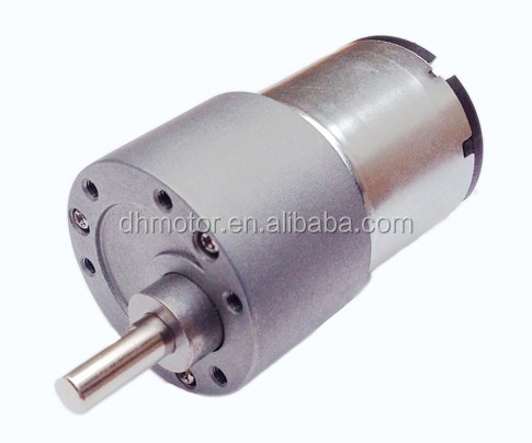 China Factory  Cheap Price Diameter 37mm 12v Dc Worm Gear Motor Two Way Motor Specifications with 528 Motor