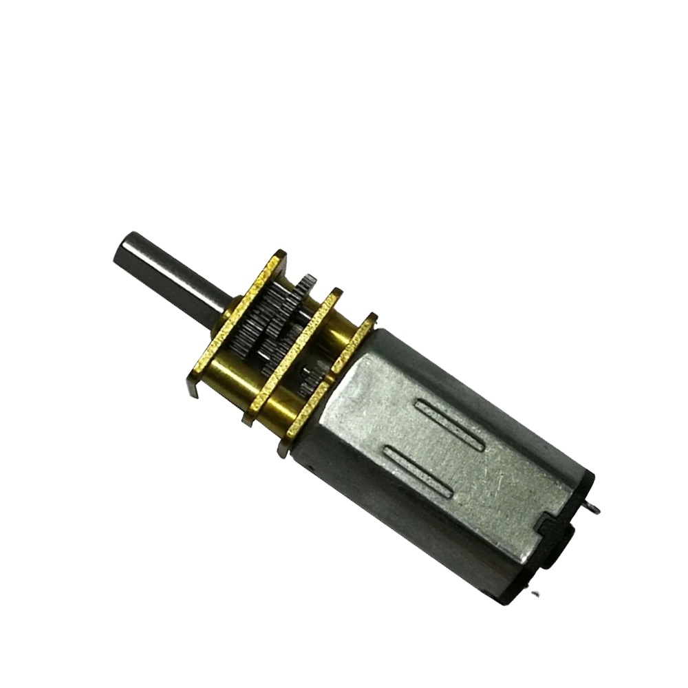 Micro Full Metal Gearbox Brushed DC Motor High Torque IP54 Explosion-Proof for Electric Bicycle Home Appliance DIY Robot Car