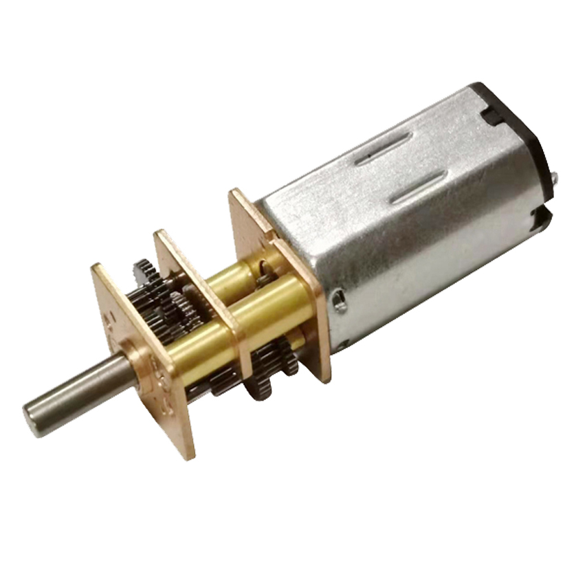 Micro Full Metal Gearbox Brushed DC Motor High Torque IP54 Explosion-Proof for Electric Bicycle Home Appliance DIY Robot Car