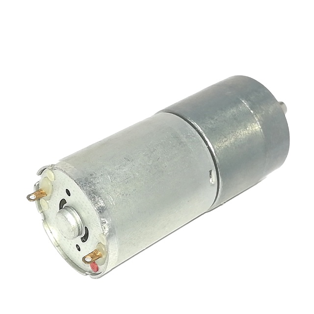 25mm 6V 12V Brush Permanent Magnet 4mm Shaft Low Speed Geared DC Motor 20rpm Micro GA25-370 for Smart Home & Fan