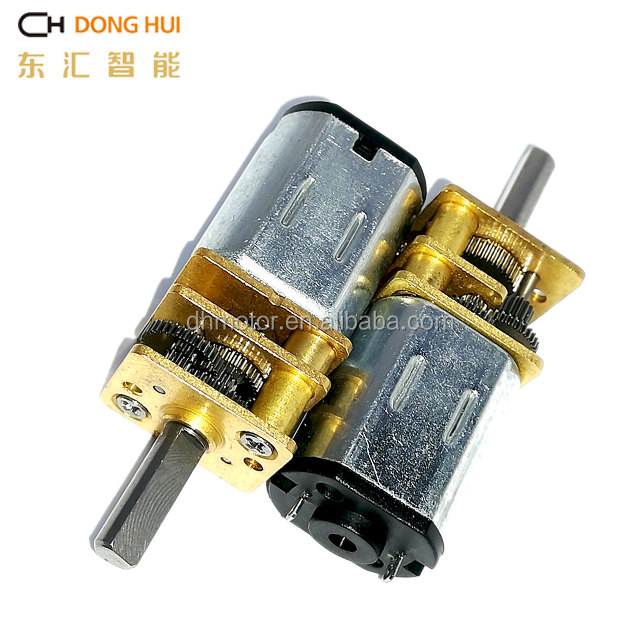 12mm 45/75 RPM 2.5v 3v  4.5v 6v 7.5v 12v DC Micro Gear Motor with Wheel for Toy Car DGA12-N20