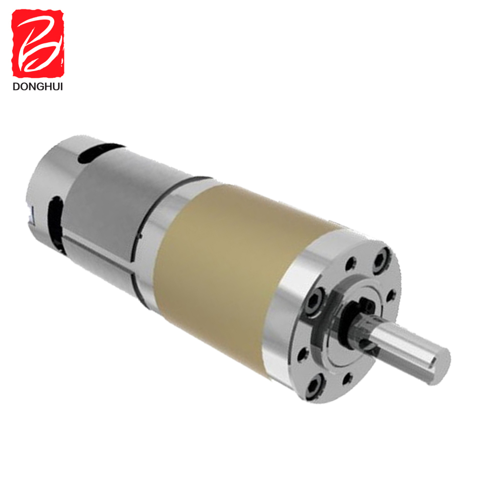 42mm 12/24v High Torque 80KG.CM Low Rpm Dc Brushless Planetary Gear Motor From DH Motor