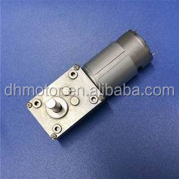 China Factory Customized  High Torque 5kg.cm  Low Speed 5-100rpm 6-24v Dc Worm Gear Motor Electric for Car 4260-370 Motor