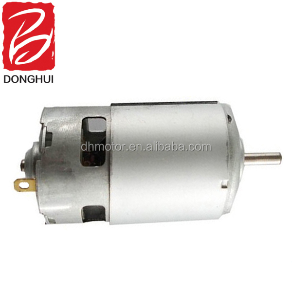 12v 80w High Speed and High Torque Dc Motor with Dual Shaft Electric Auto Rickshaw