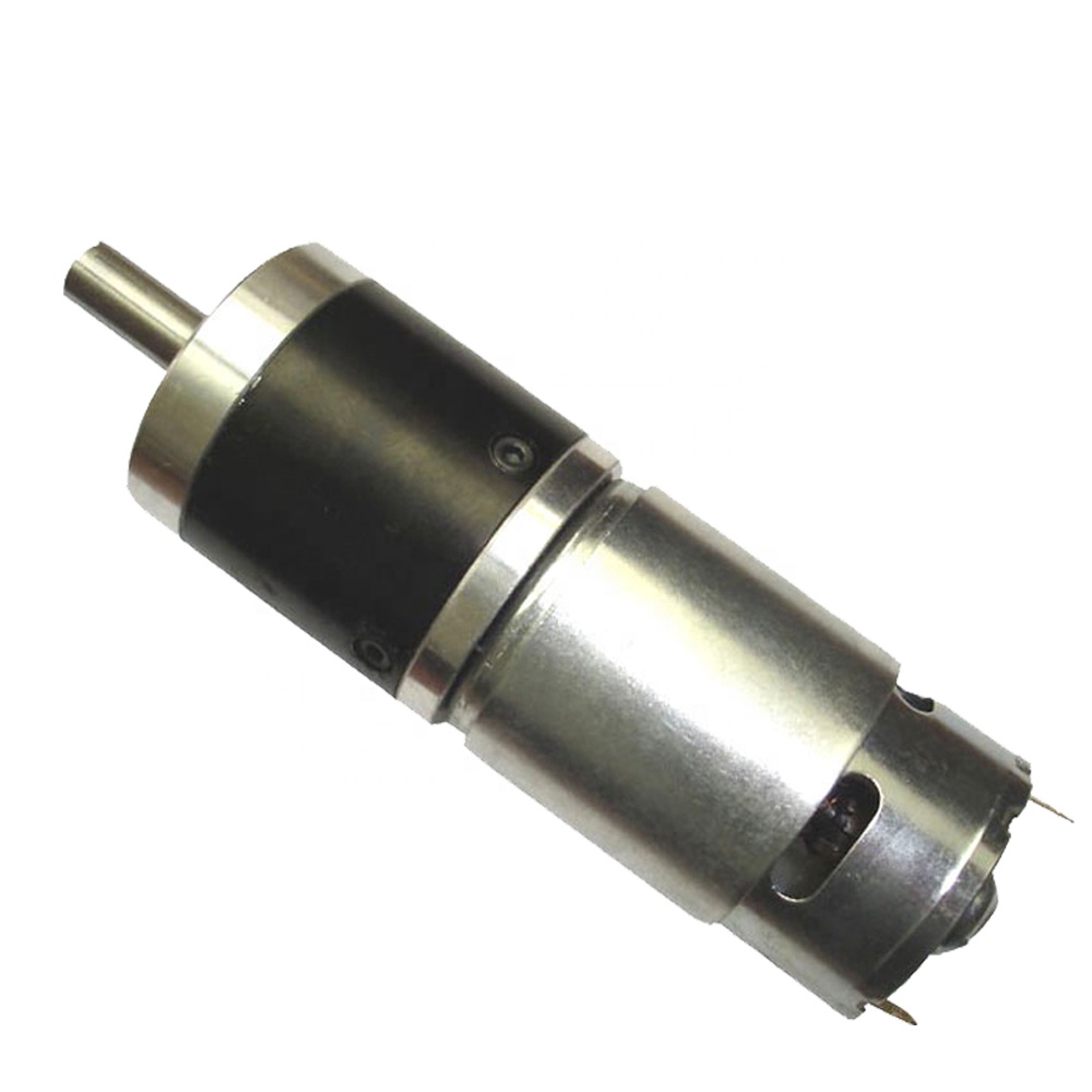 High Torque 42mm Planetary Gear Motor 12v 24v 50rpm 100rpm 755 Motor 775 Motor Permanent Magnet Planetary Gearbox