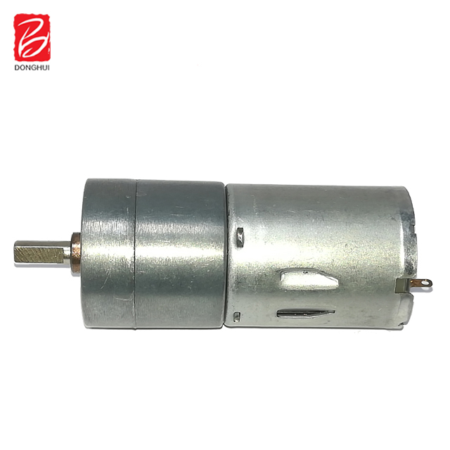 25mm 6V 12V Brush Permanent Magnet 4mm Shaft Low Speed Geared DC Motor 20rpm Micro GA25-370 for Smart Home & Fan