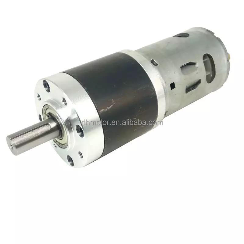 High Torque 42mm Planetary Gear Motor 12v 24v 50rpm 100rpm 755 Motor 775 Motor Permanent Magnet Planetary Gearbox