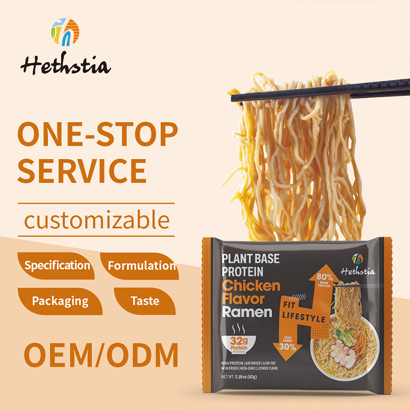 Instant Slimming Food Pasta Healthy Food Diabetes Friendly High Protein Ramen with Chicken Flavor