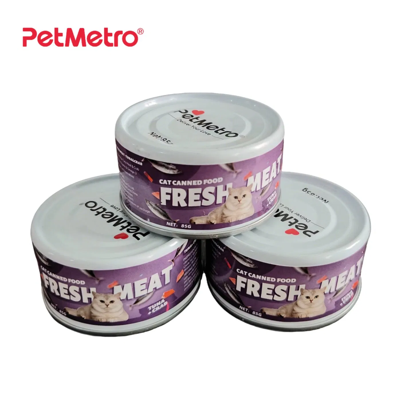 Fresh Meat Omega Enriched Nutrition Designed for Long Term Wholesale Procurement Net 85g Meat Based Wet Food
