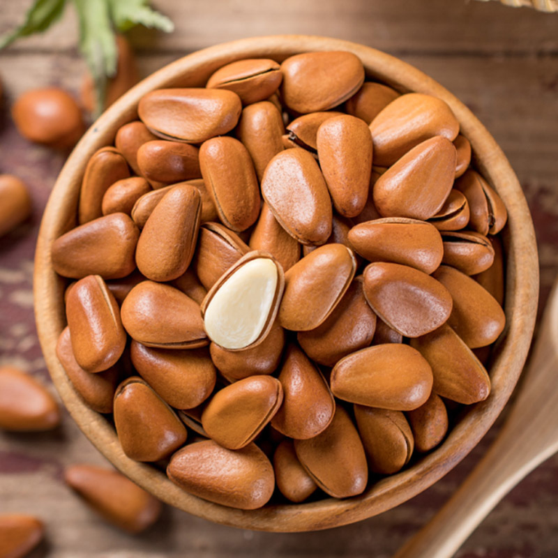 Organic Pine Nuts From Northeast China Bulk Packaged Roasted Dried Nut Food