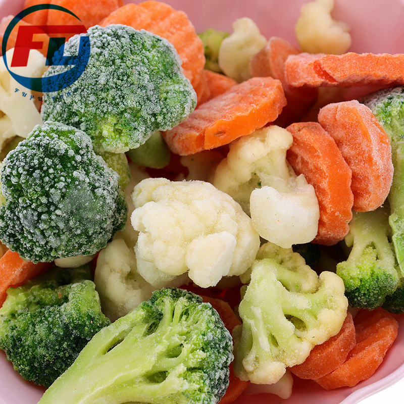 IQF Frozen Broccoli and Carrot Mix - Frozen Vegetable Blend, 10kg/Box for Food Service, Ready Meals