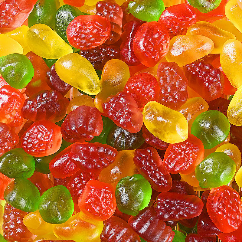 Wholesale Bulk 3D4d Mix Fruit Flavour Gummy Sour Worm Sweets Jelly Candy
