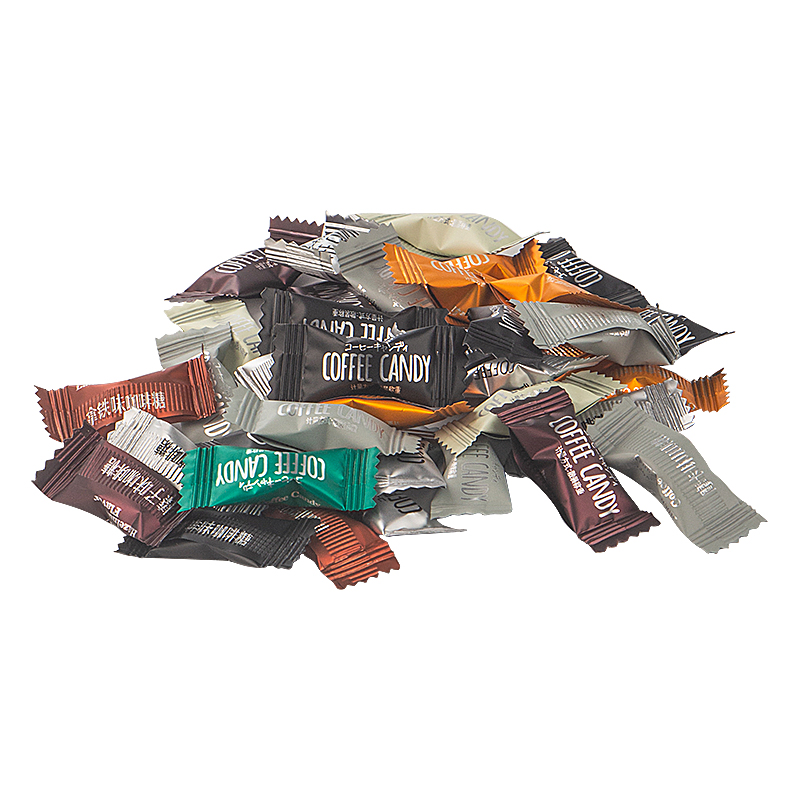 Eight Flavors of Coffee Tablets Individually Packaged Pressed Candy