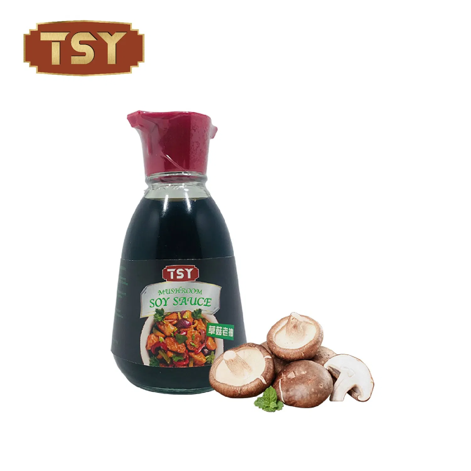 Natural Brewing Chinese Seasoning Halal Superior Mushroom Soy Sauce Condiments