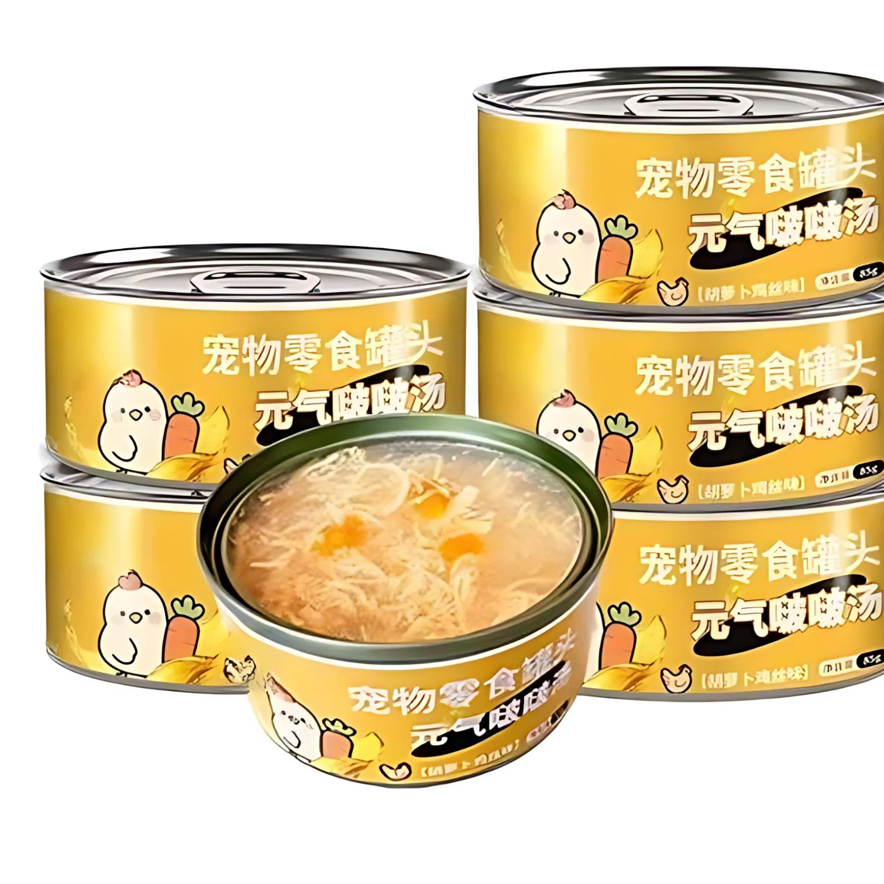 Hot Sale High Quality Wholesale Factory Canned Pet Snacks Natural Functional Pet Food Cat 85g Canned