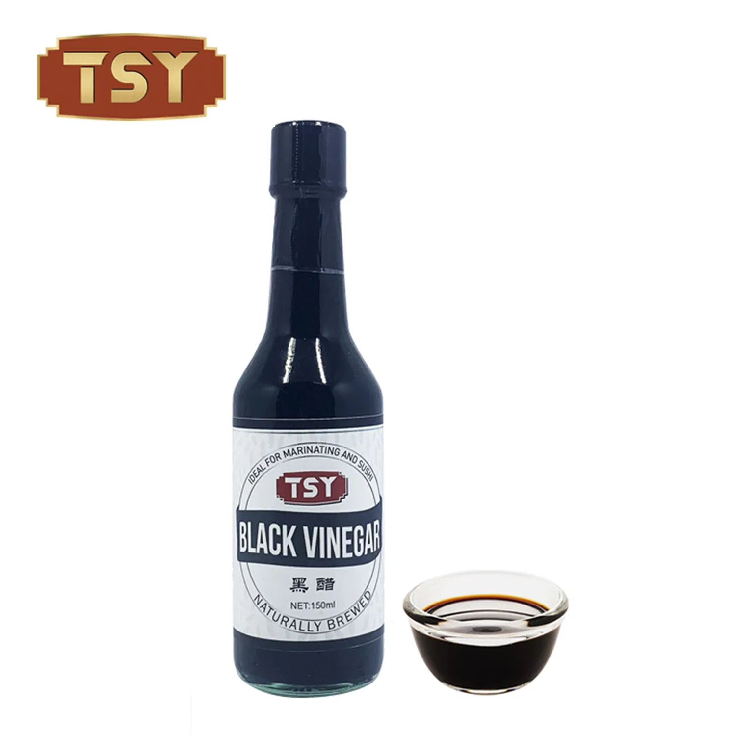 Tsy Food Rice Natural Fermented Five-Grain Aged Halal Kosher Black Vinegar