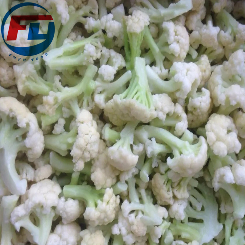 Wholesale Non-GMO Frozen Cauliflower Organic Frozen Vegetable for Sports Nutrition Food