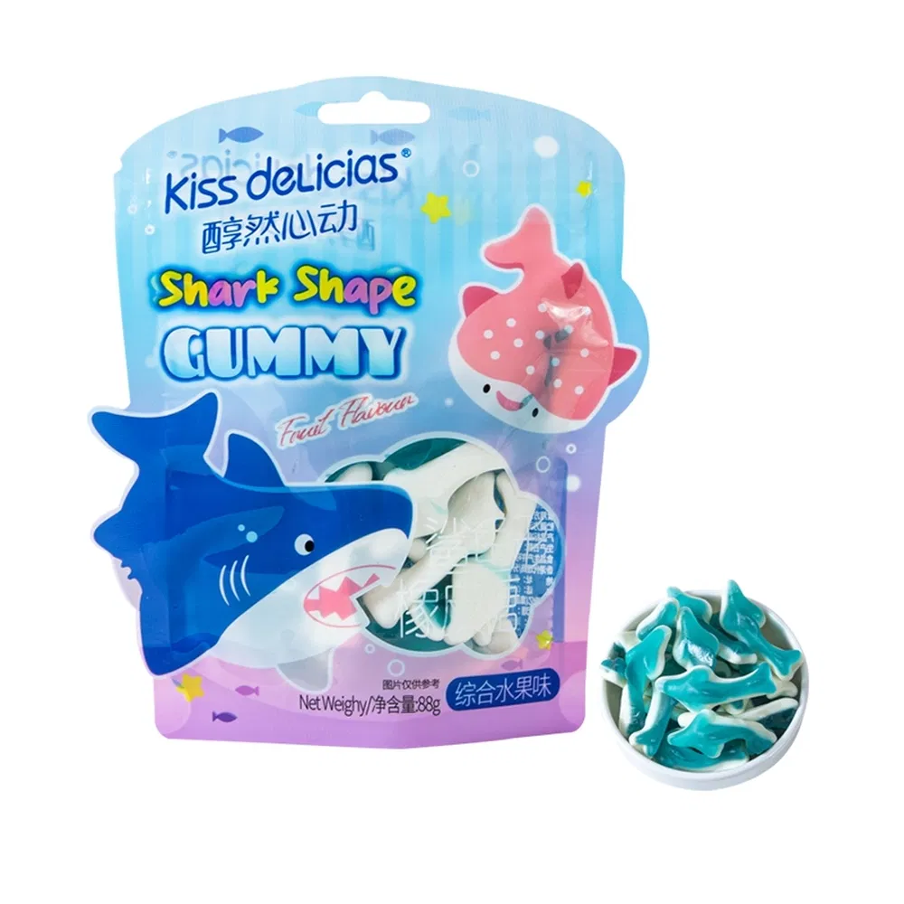 Custom Small and Light Mixed Fruit Flavors Hy-S030 Cola Shaped Gummy Candy