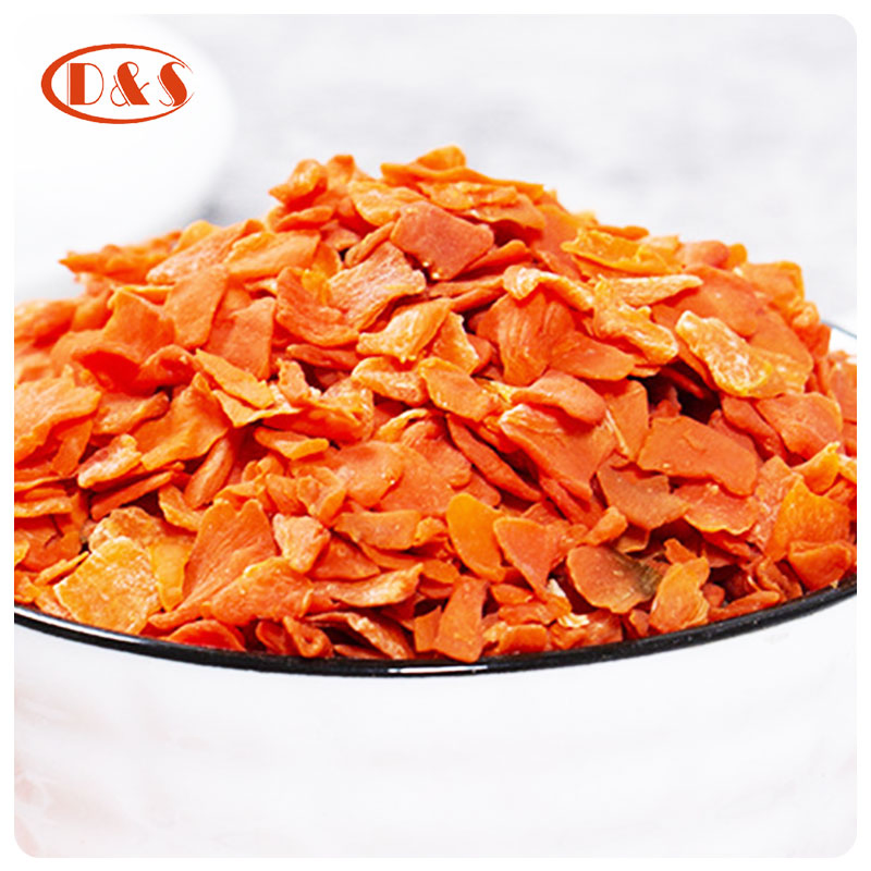 Dehydrated Carrot Slices Flakes Cubes Wholesale Plant-Based for Food