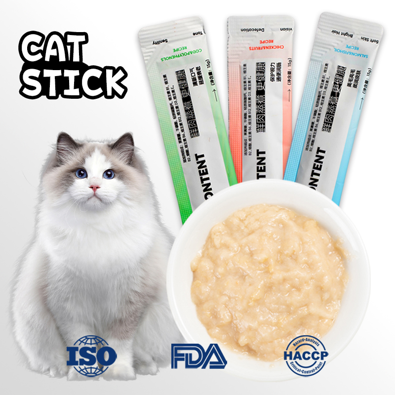 Nutritious &amp; Delicious Lickable Treat! Wet Food Cat Sticks for Instant Feline Love