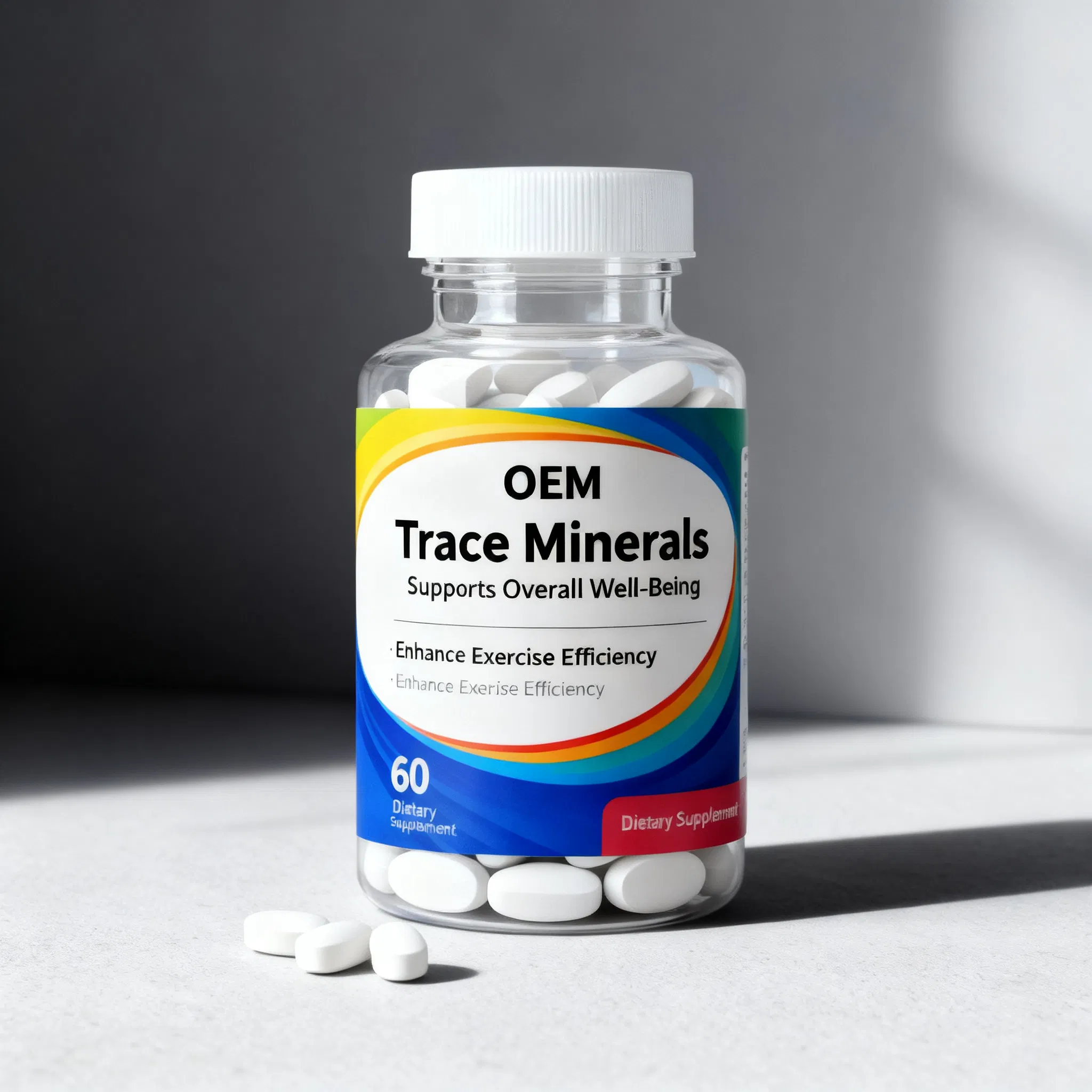 Immune Support Trace Minerals Tablets Zinc + Selenium Complex (Optional) Health Food OEM/ODM