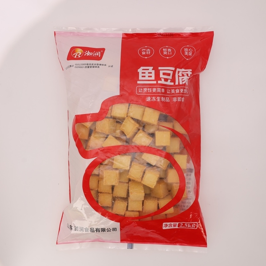 Tender Protein-Rich Frozen Instant Food Fish Tofu for Hotpot Buffet