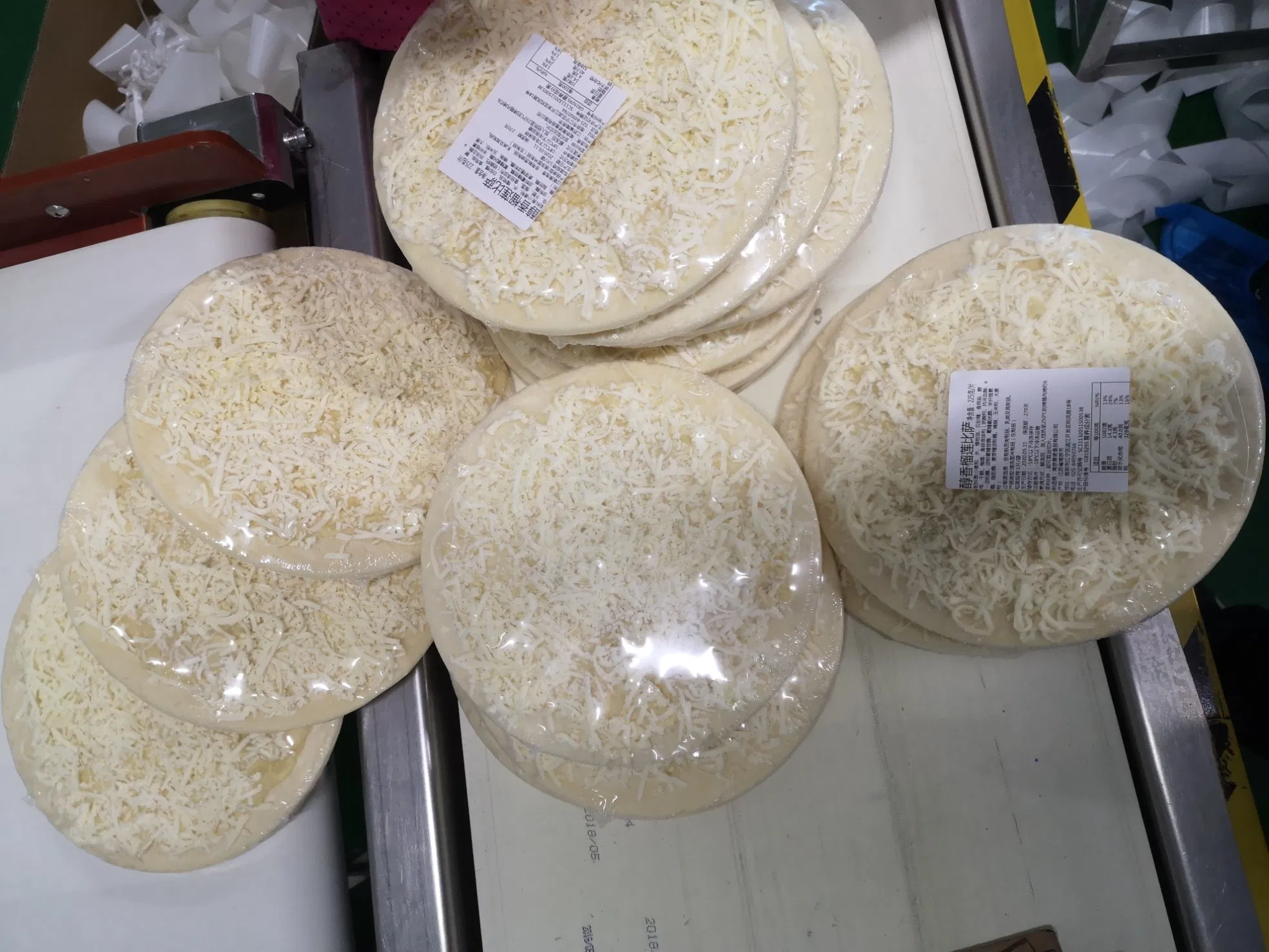 High Safety Level Ready Meals Frozen Pizza Shrink Wrapping Packing Machine for Pizza