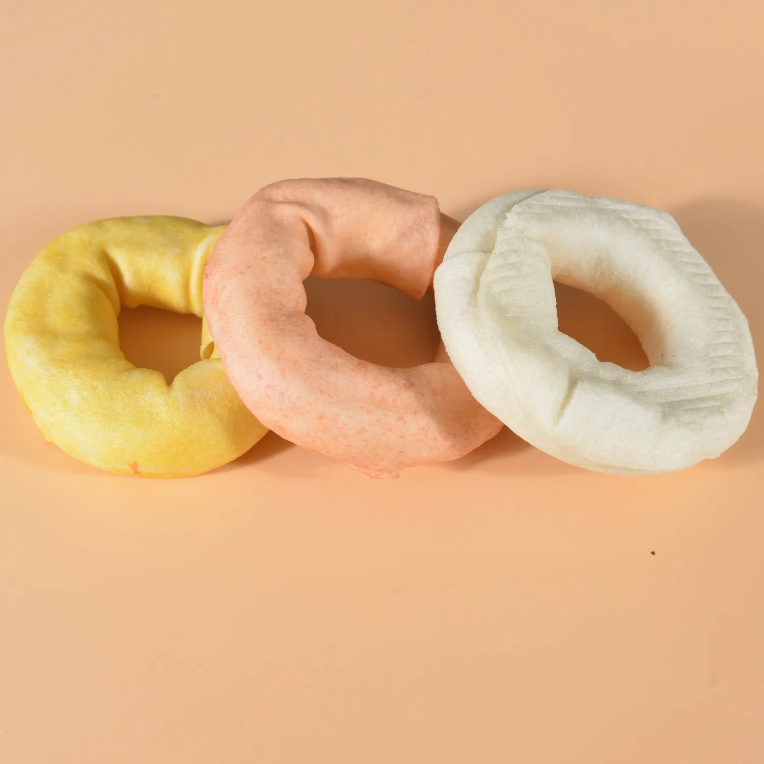 10" Chicken Lamb Bleached Fermented Rawhide Retriever Roll Dog Food