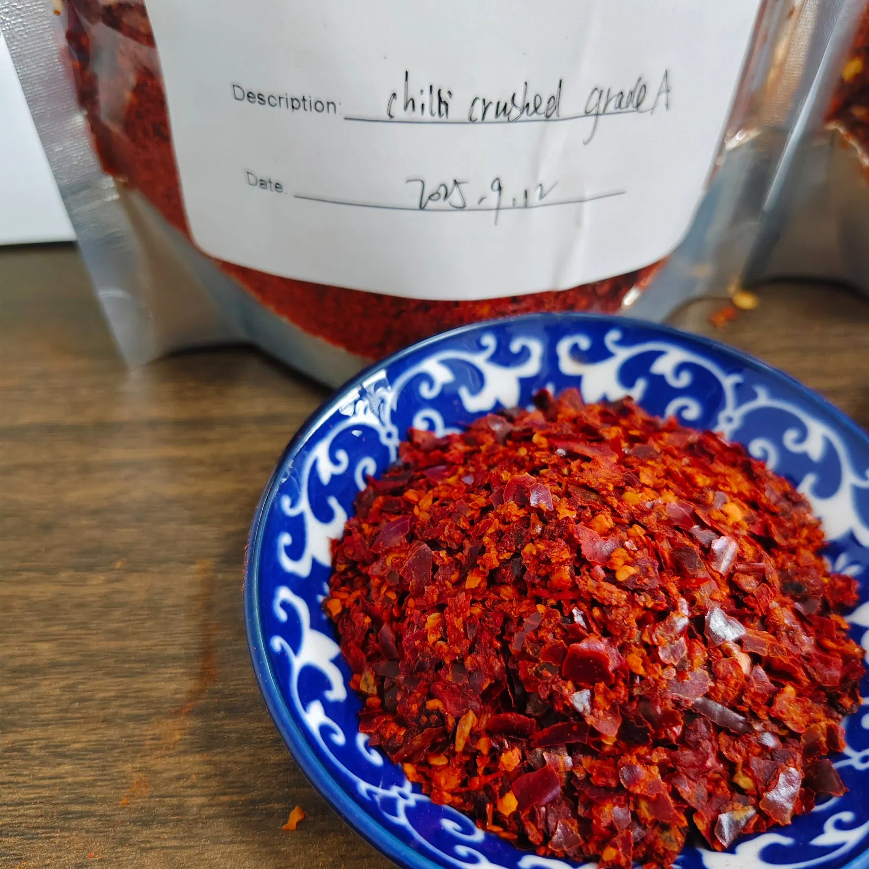 Organic Red Chili Pepper Flakes Dried Herb Powder Spice with Hot Spicy Taste Chili Flakes