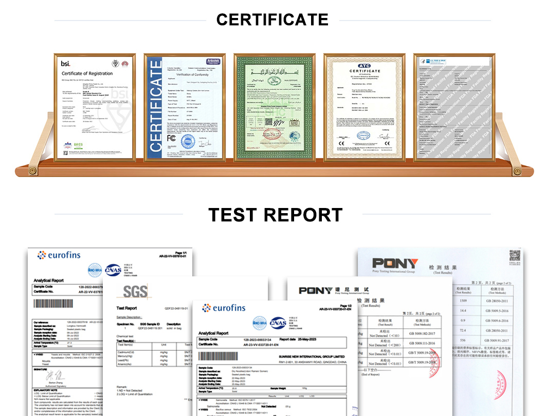 Sunrise Wholesale Chinese Manufacturer OEM Vegetable Flavor Convenience Fast Food Ramyun Vegetarian Bulk Ramen Halal Instant Noodles