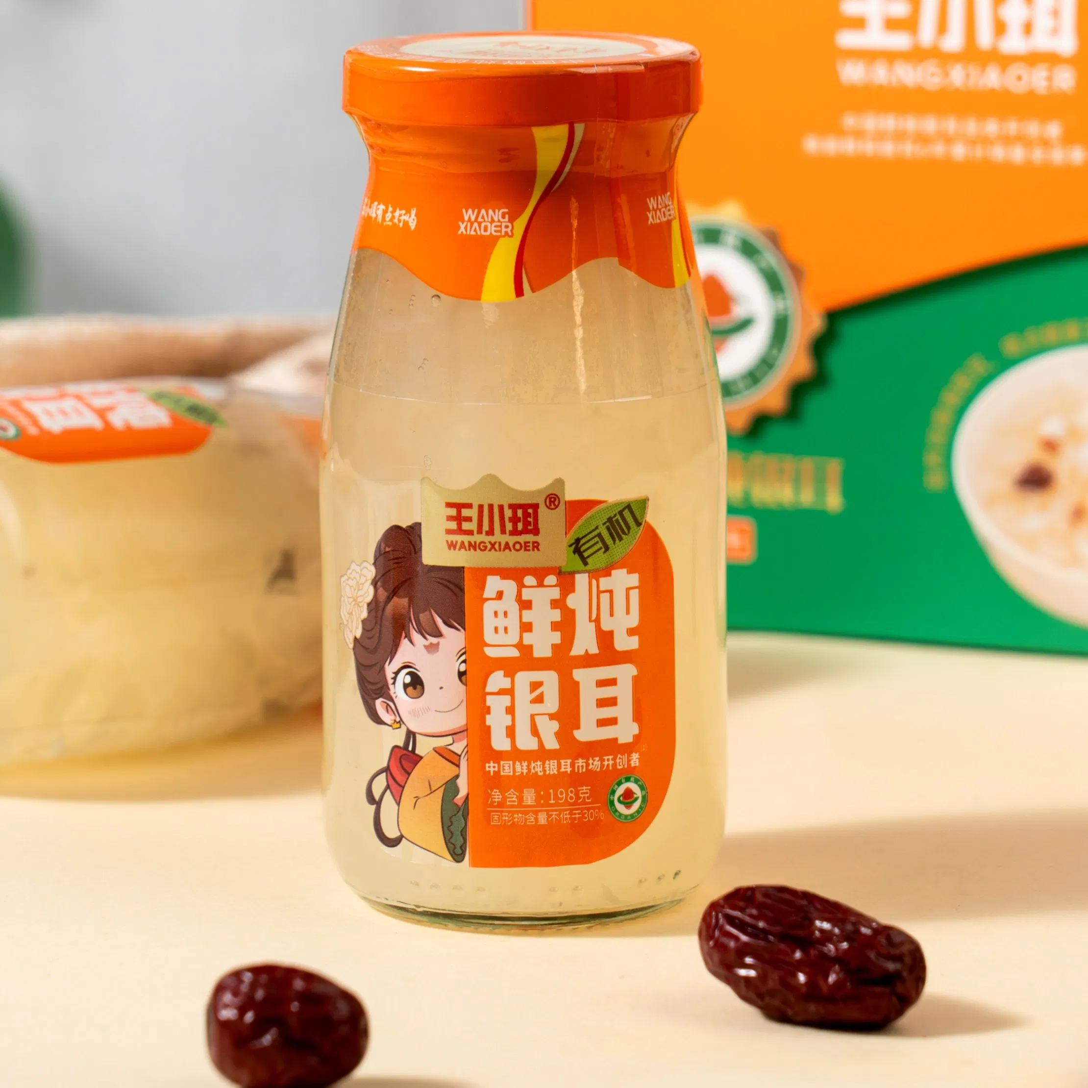 Instant (No Brewing Needed) Fresh-Stewed White Fungus, Canned Food (original flavour)