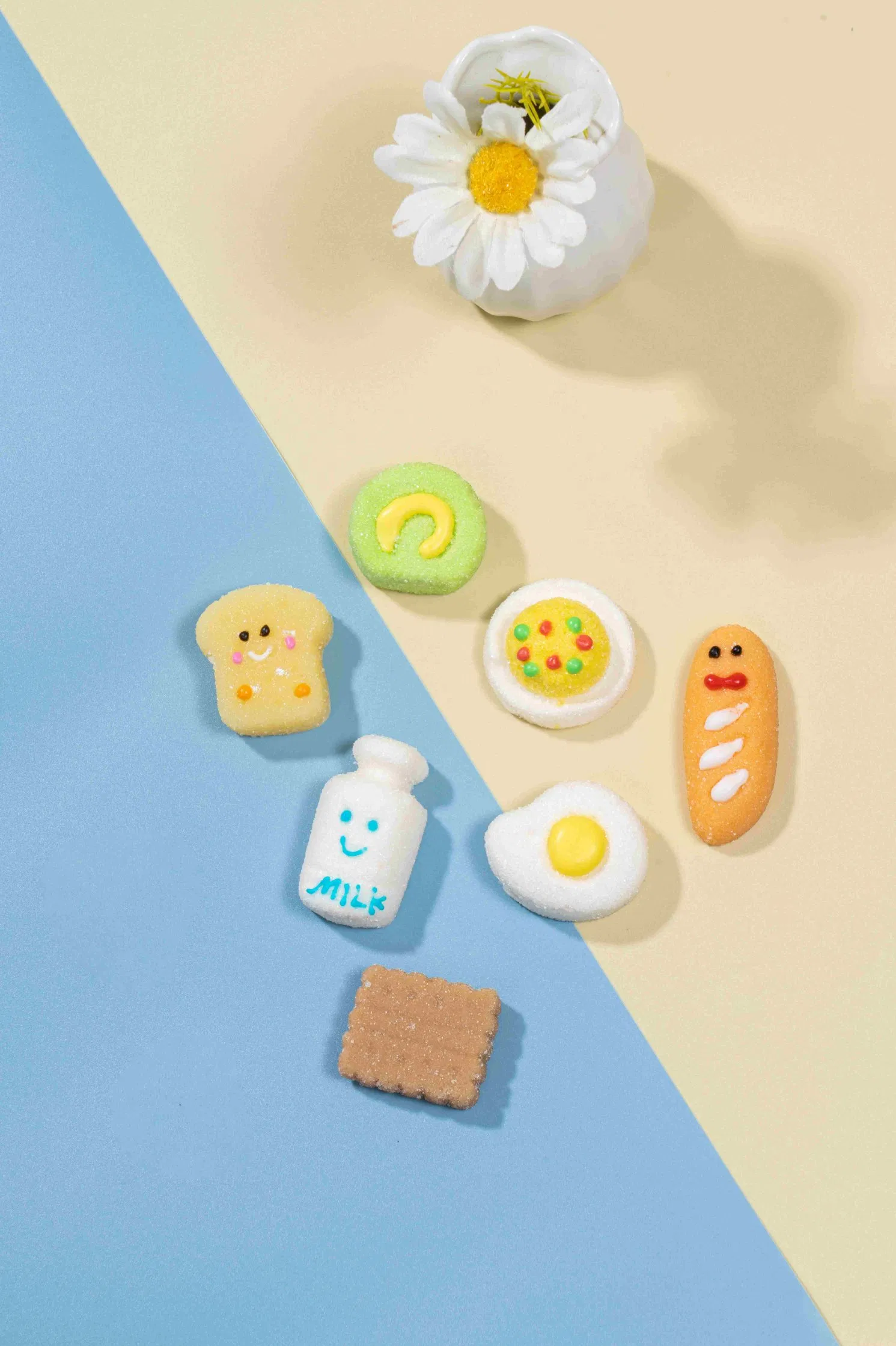 110g Breakfast Fast Food Shape Marshmallow Candy