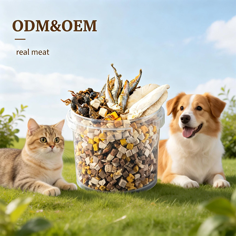 Healthy Pet Freeze Dried Food Cat Dog Snacks with Fresh Vegetables