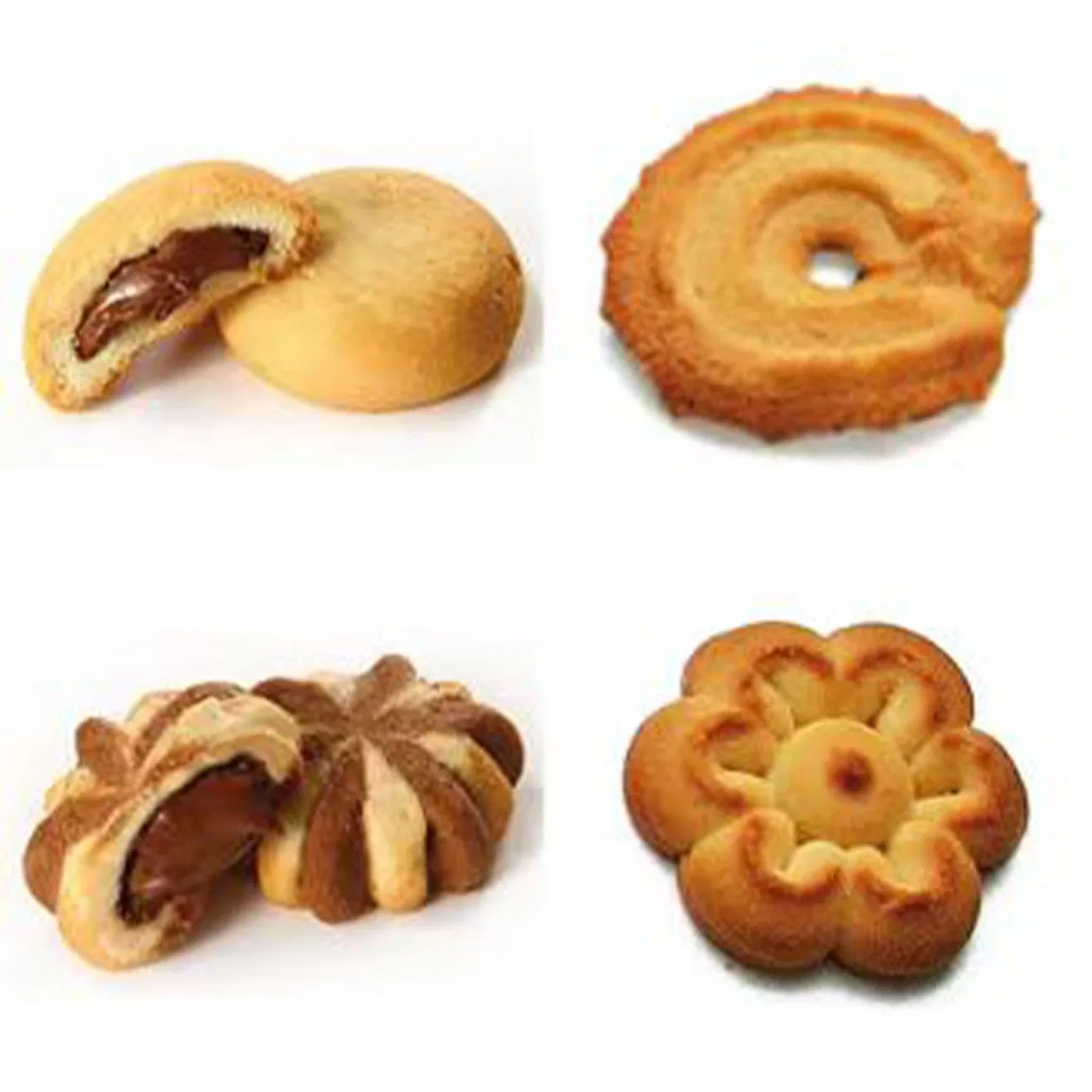 Excellent Snack Natural Healthy Flower Shaped Biscuit Multi-Shape Cookies