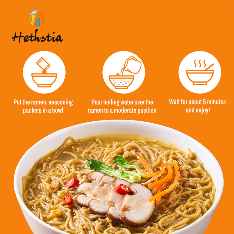 Instant Slimming Food Pasta Healthy Food Diabetes Friendly High Protein Ramen with Chicken Flavor
