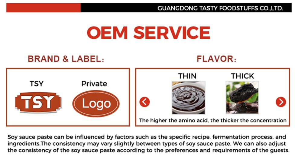 Chinese Manufacturer Traditional Fermented Light Soy Sauce for Food Industry