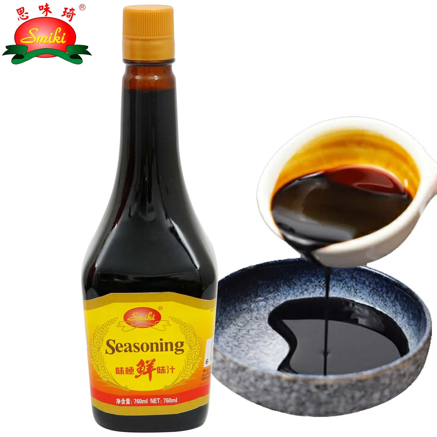Top Grade Healthy Food Seasoning Sauce with Glass Bottle on Hot Selling